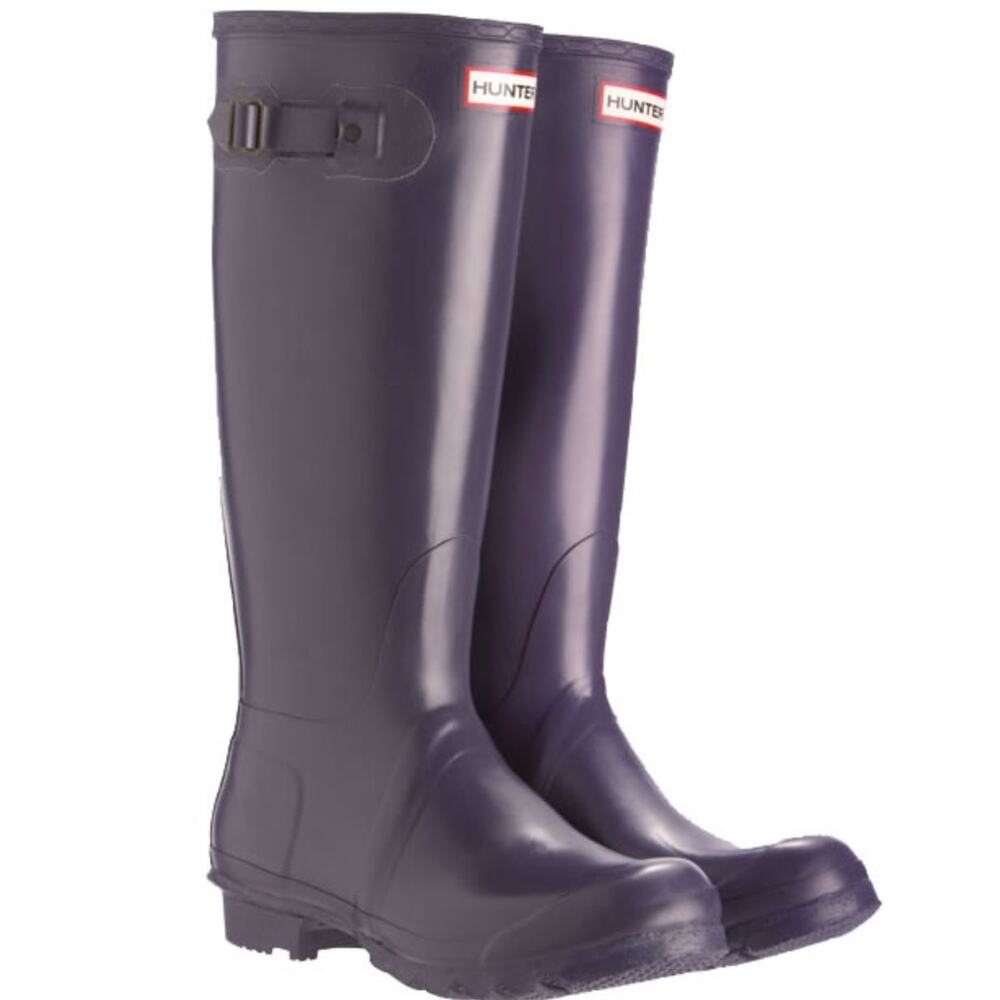 Hunter Purple Tall Rain Boots